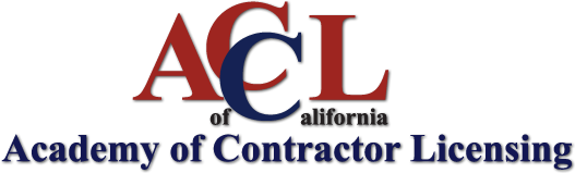 Academy of Contractor Licensing of California Logo